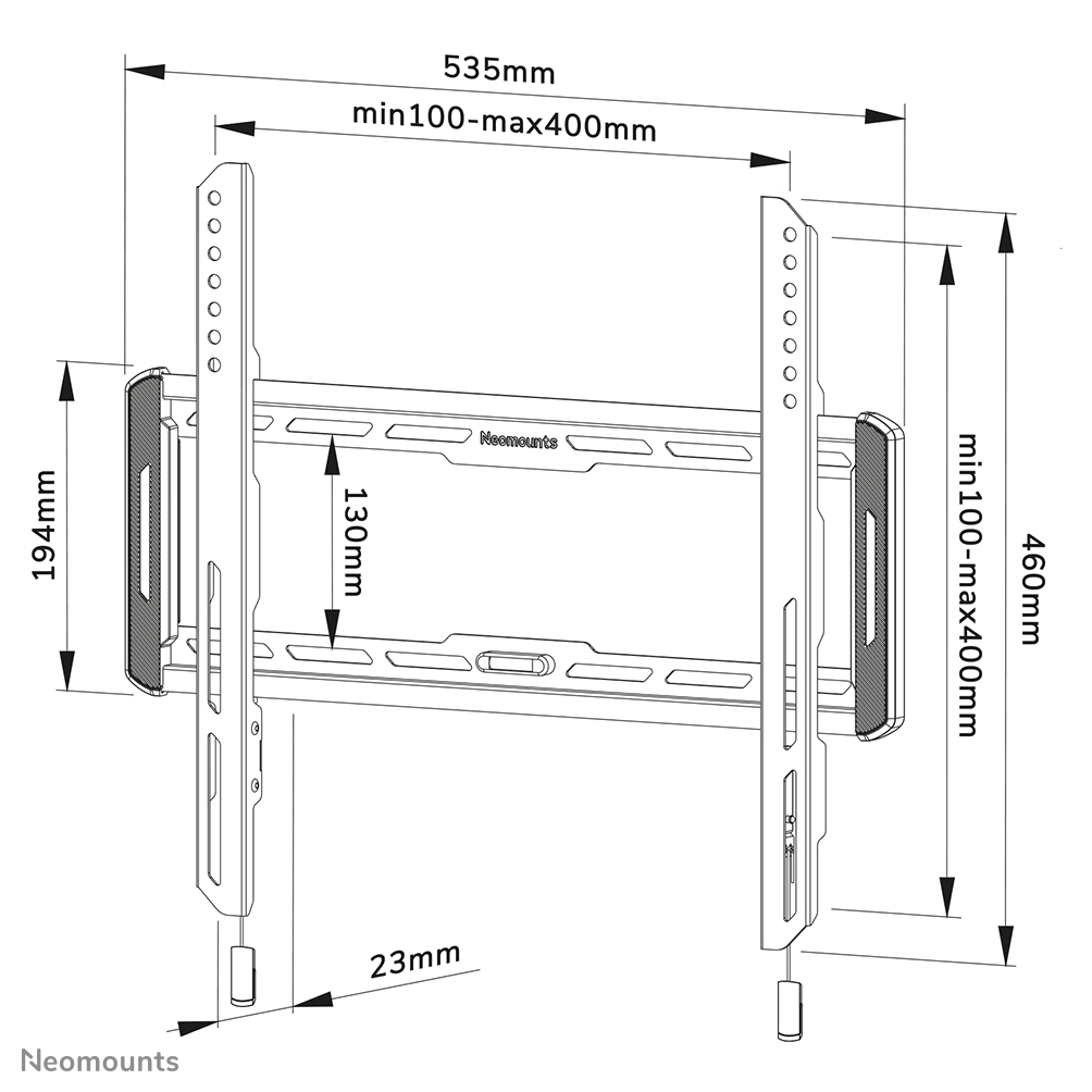 Sfera Ufficio - Supporto per proiettore Neomounts da soffitto